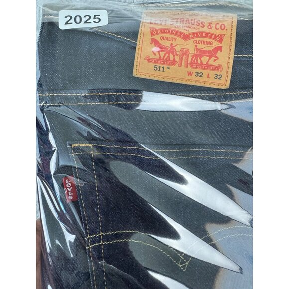 Levi Strauss 511 Mens Slim Fit Jeans W32 L32 Y2K Casual Comfort - Picture 14 of 14